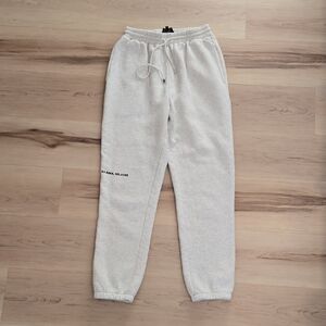 Meshki Sweatpants, Light Grey, Size Medium